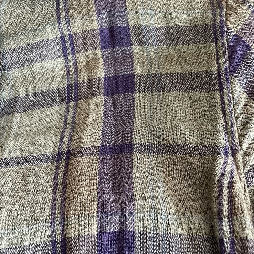 Free People Plaid Long Duster - Picture 5 of 5